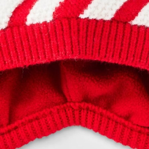 NEW Baby Candy Cane Bonnet - Cat & Jack™ 0-6M - Picture 3 of 7